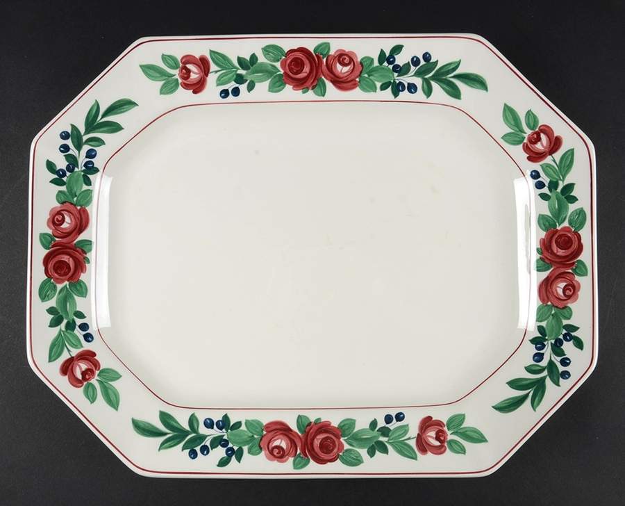 Bridgwater 13" Oval Serving Platter by Adams China-1