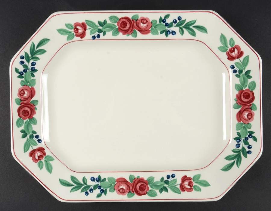 Bridgwater 12" Oval Serving Platter by Adams China-1