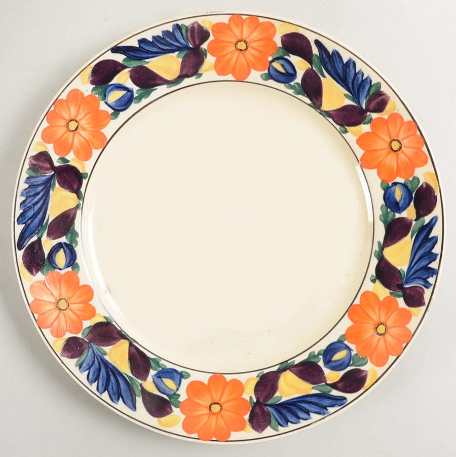 Brocade Luncheon Plate by Adams China-1