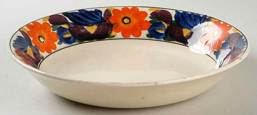 Brocade Coupe Soup Bowl by Adams China-1