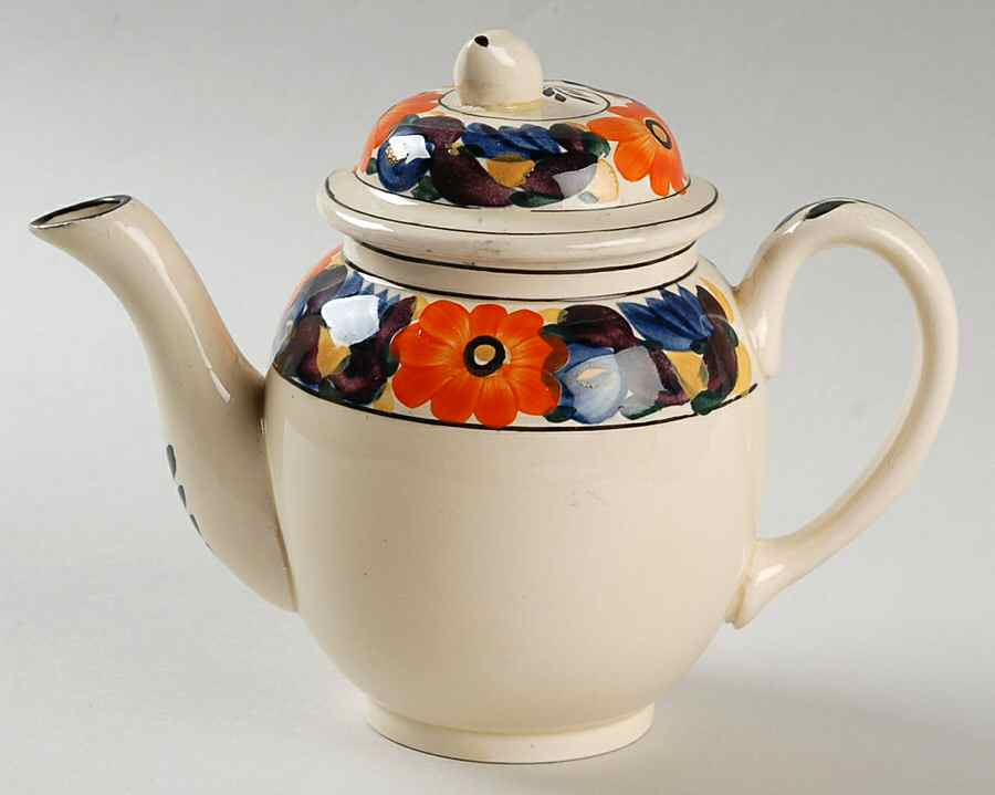 Brocade Individual Teapot & Lid by Adams China-1