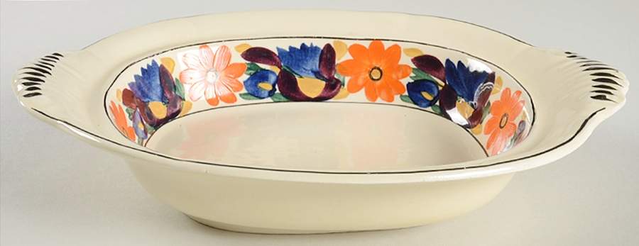 Brocade Oval Vegetable No Lid by Adams China-1