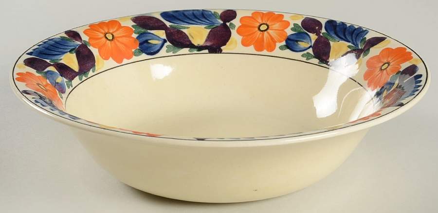 Brocade 9" Round Vegetable Bowl by Adams China-1