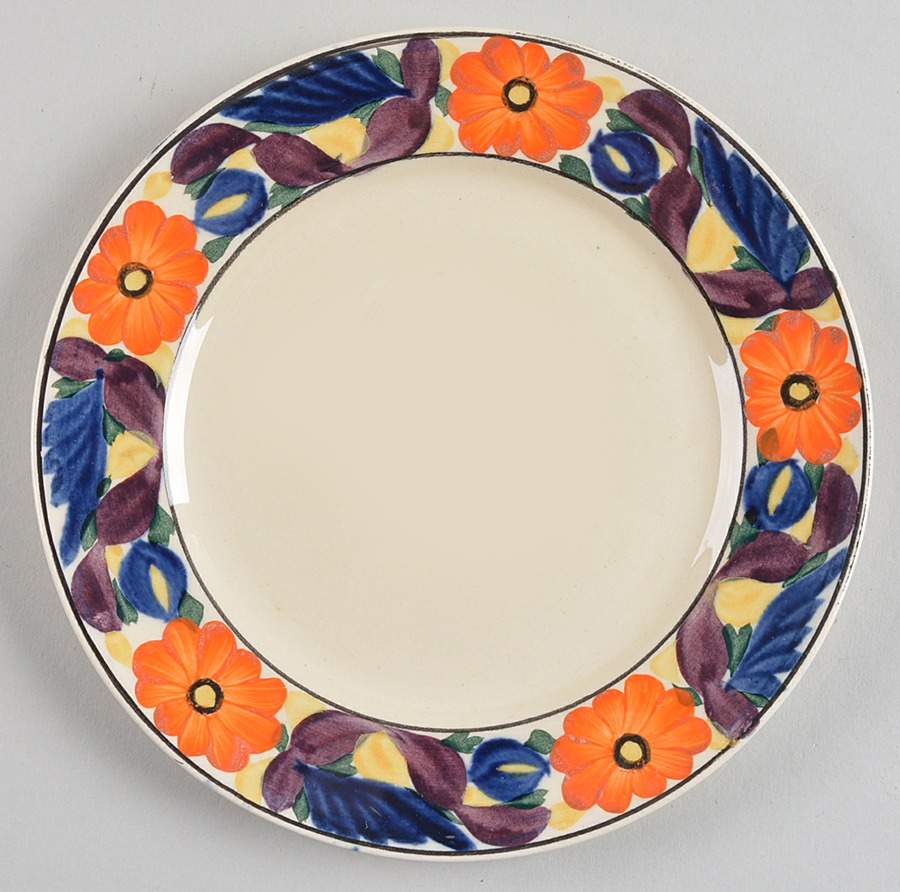Brocade Dessert/Pie Plate by Adams China-1