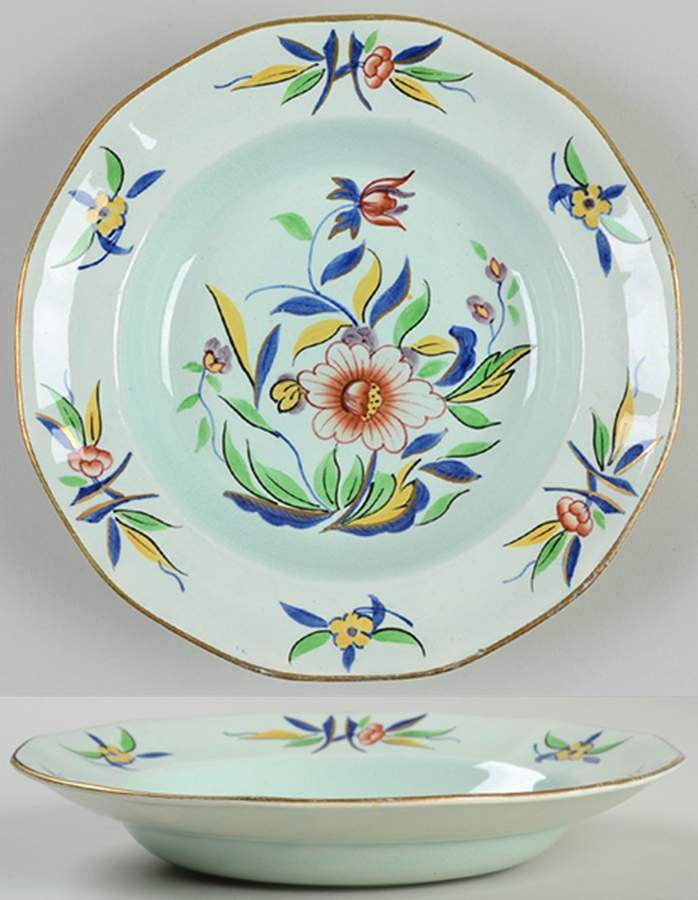 Cambodia Rim Soup Bowl by Adams China-1