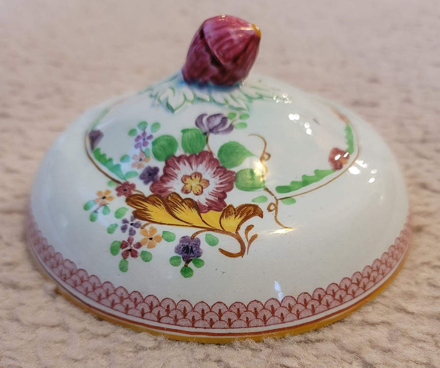 Carolynn Round Covered Butter by Adams China-1