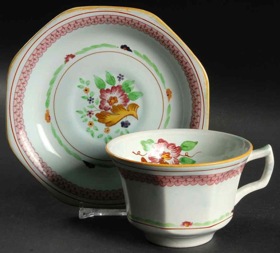 Carolynn Oversized Cup & Saucer Set by Adams China-1