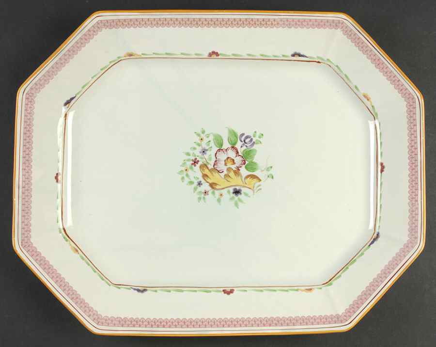 Carolynn 16" Oval Serving Platter by Adams China-1