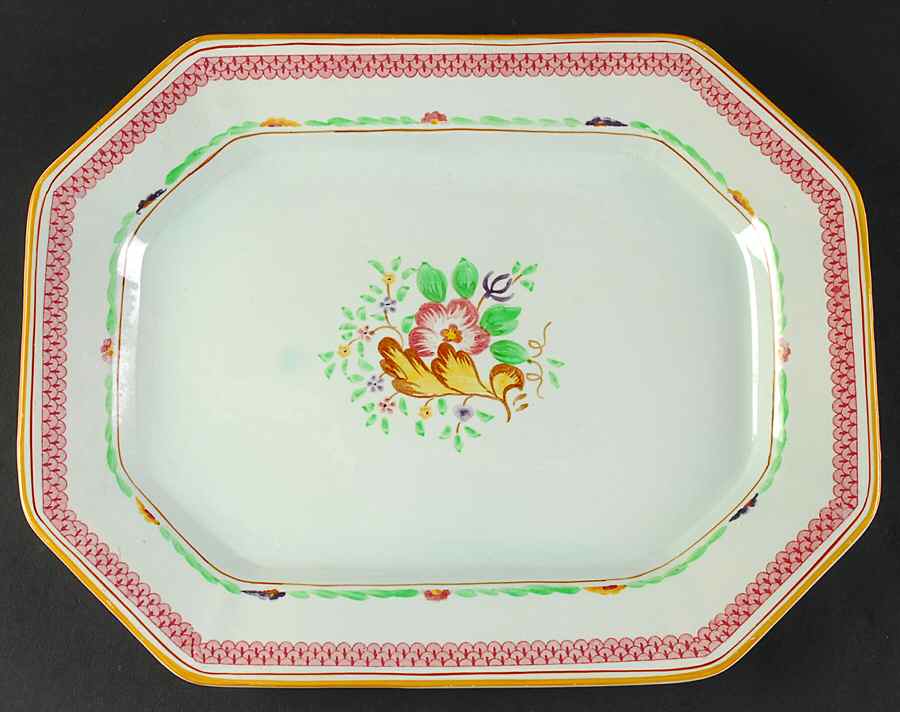 Carolynn 13" Oval Serving Platter by Adams China-1