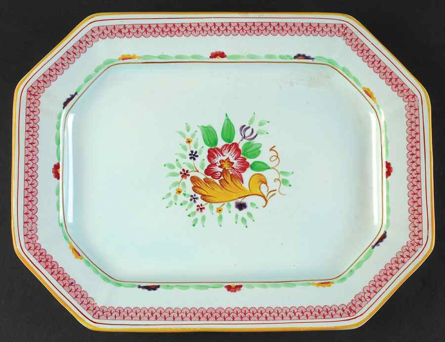 Carolynn 12" Oval Serving Platter by Adams China-1