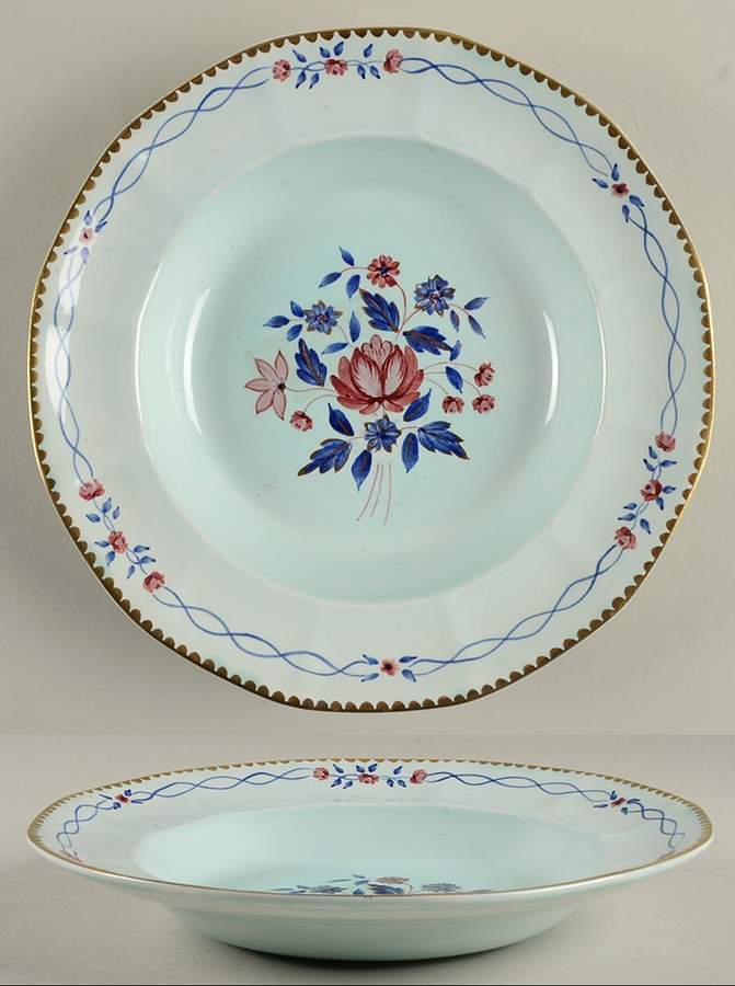 Cascade Rim Soup Bowl by Adams China-1