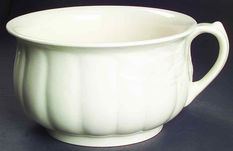 Ceres Cream Open Chamber Pot by Adams China-1