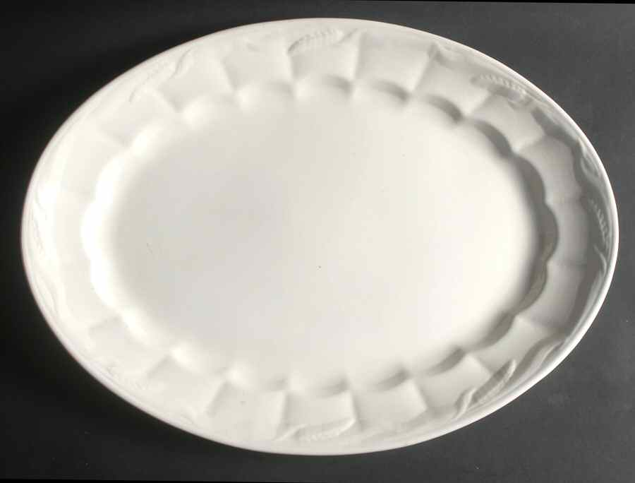 Ceres Cream 20" Oval Serving Platter by Adams China-1