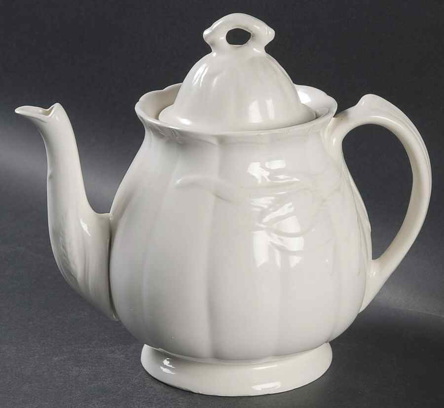 Ceres Cream Teapot & Lid by Adams China-1