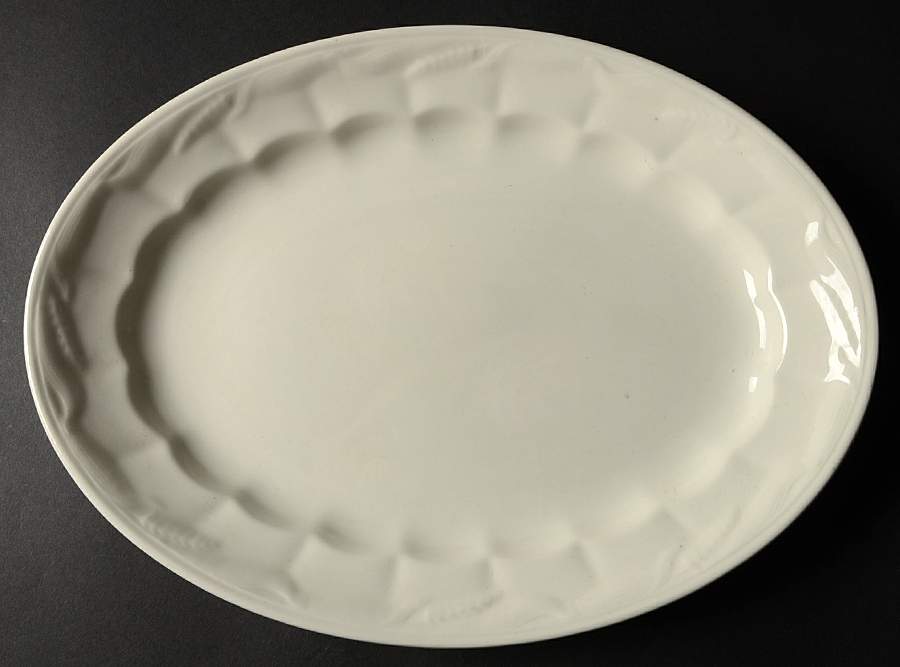 Ceres Cream 14" Oval Serving Platter by Adams China-1