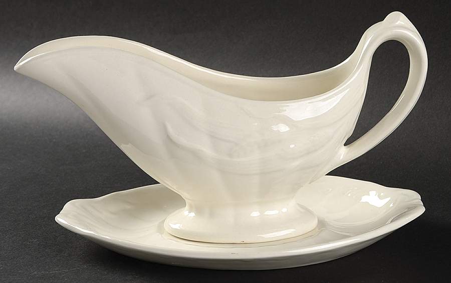 Ceres Cream Gravy Boat & Underplate by Adams China-1