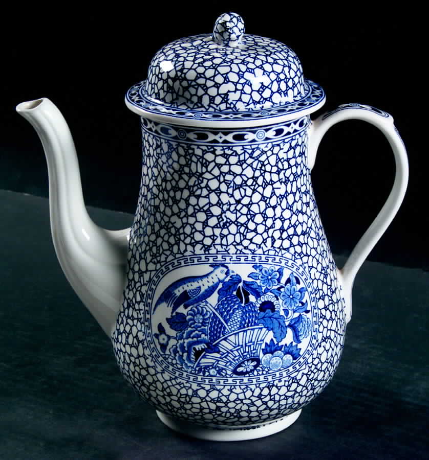 Chinese Bird Coffee Pot & Lid by Adams China-1