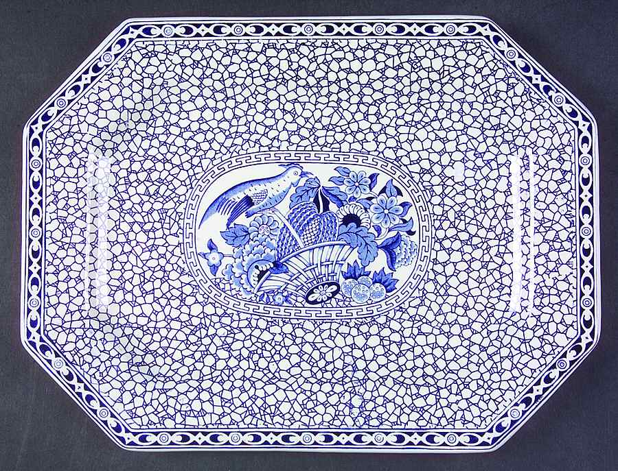 Chinese Bird 12" Oval Serving Platter by Adams China-1