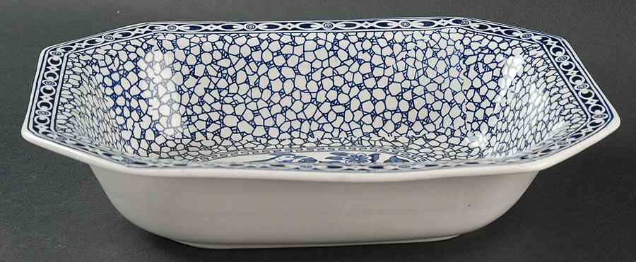 Chinese Bird 9" Oval Vegetable Bowl by Adams China-1