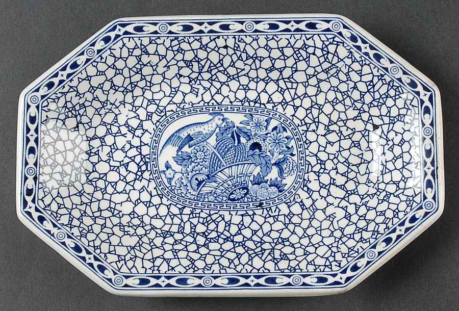 Chinese Bird Underplate for Gravy Boat by Adams China-1