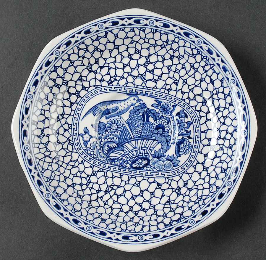 Chinese Bird Saucer for Cream Soup Bowl by Adams China-1