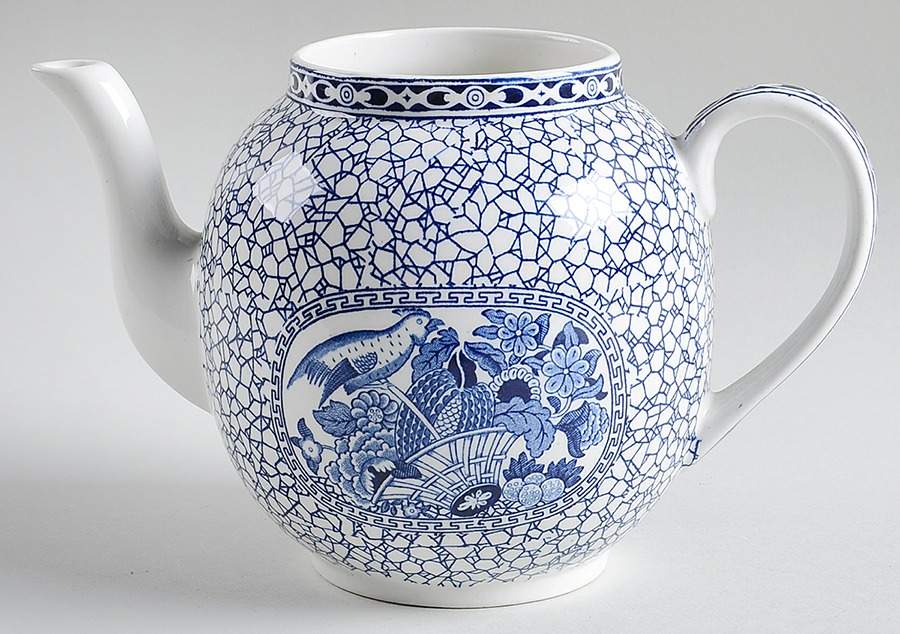 Chinese Bird Teapot No Lid by Adams China-1