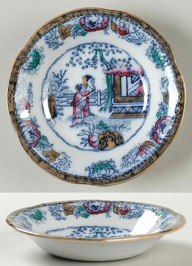 Chinese Ching Fruit/Dessert (Sauce) Bowl by Adams China-1