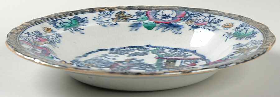Chinese Ching Large Rim Soup Bowl by Adams China-1