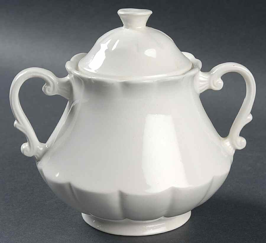 Chippendale Sugar Bowl & Lid by Adams China-1
