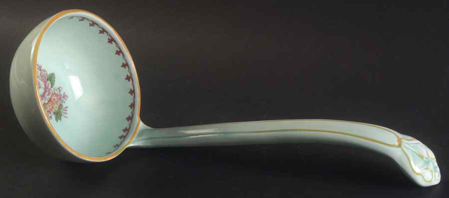 Chelsea Sprays Red (Fleur-De-Lis) Tureen Ladle by Adams China-1
