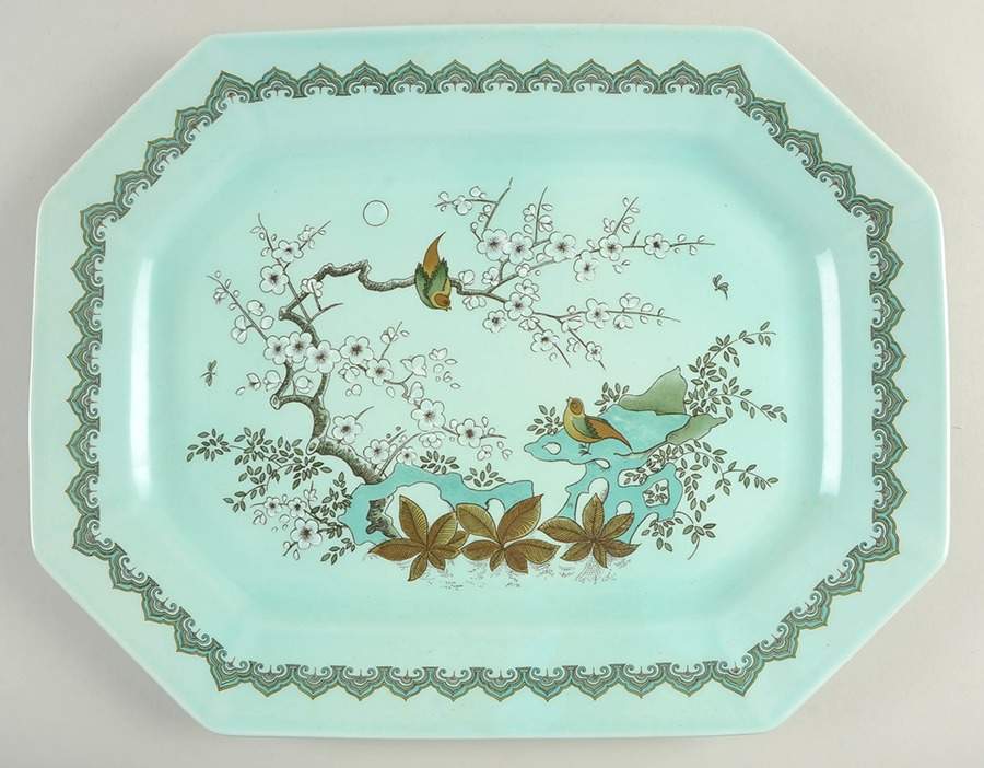 Chusan 14" Oval Serving Platter by Adams China-1