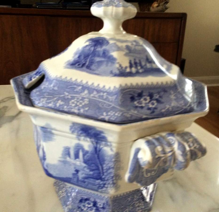 Columbia Tureen &  Lid by Adams China-1
