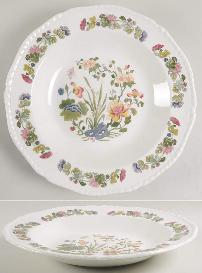 Country Meadow 12" Round Vegetable Bowl by Adams China-1