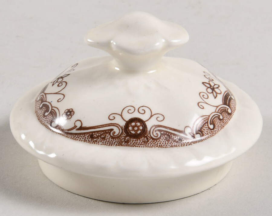 Cornwall Lid for Sugar Bowl by Adams China-1
