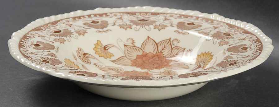 Cornwall Large Rim Soup Bowl by Adams China-1