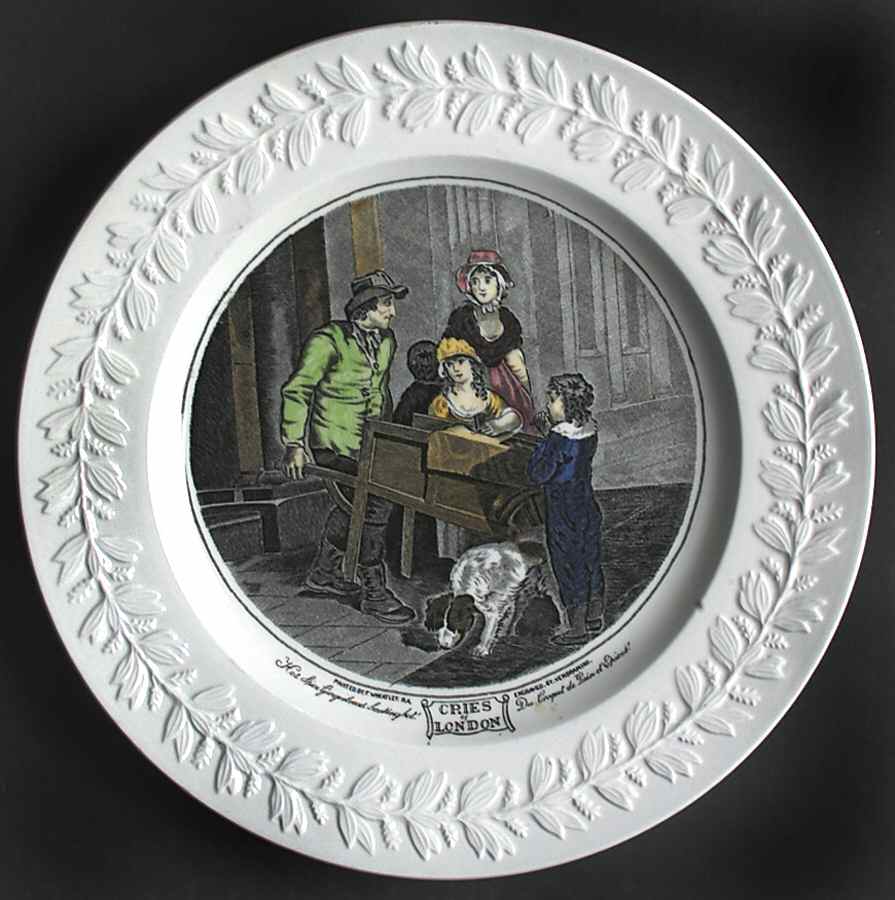 Cries of London (Raised Laurel) Dinner Plate by Adams China-1