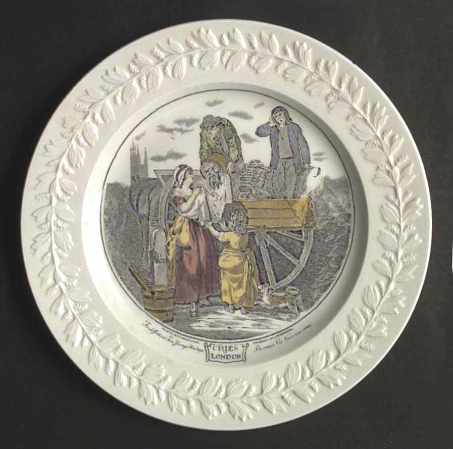Cries of London (Raised Laurel) Dinner Plate by Adams China-1