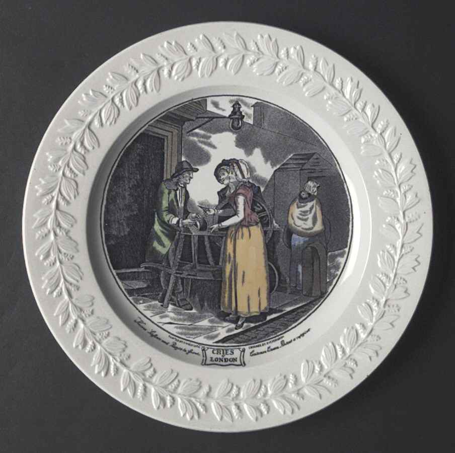 Cries of London (Raised Laurel) Dinner Plate by Adams China-1