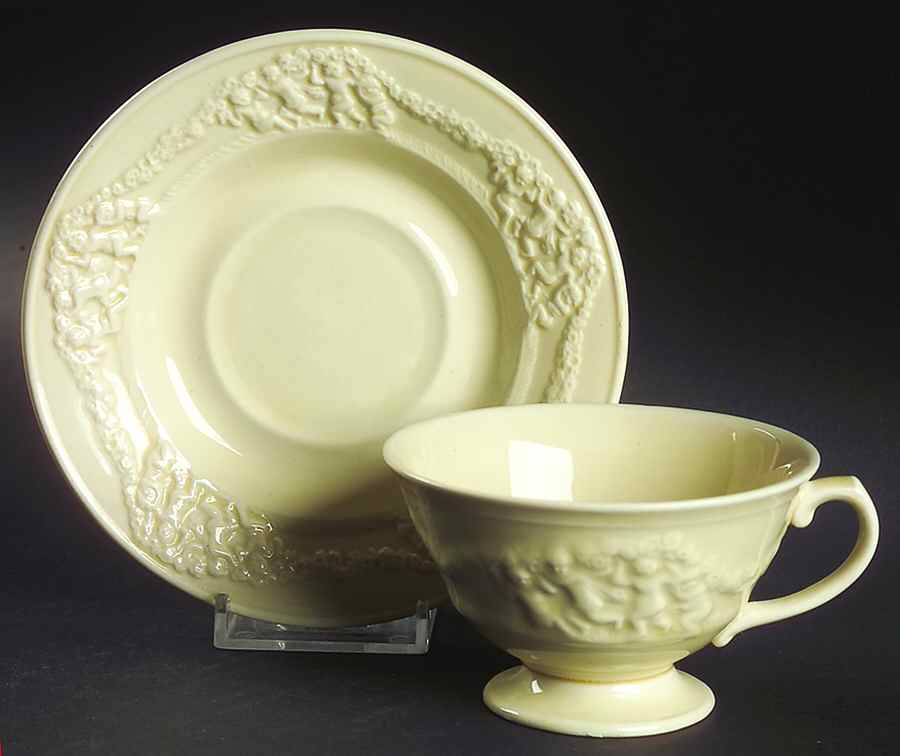 Della Monte Footed Cup & Saucer Set by Adams China-1