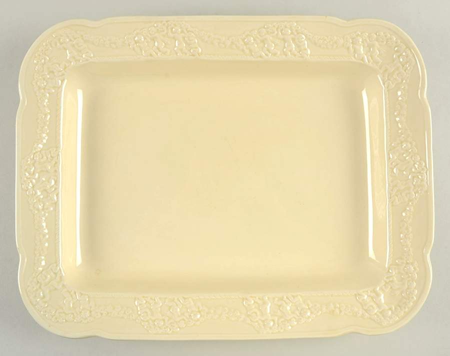 Della Monte 14" Rectangular Serving Platter by Adams China-1