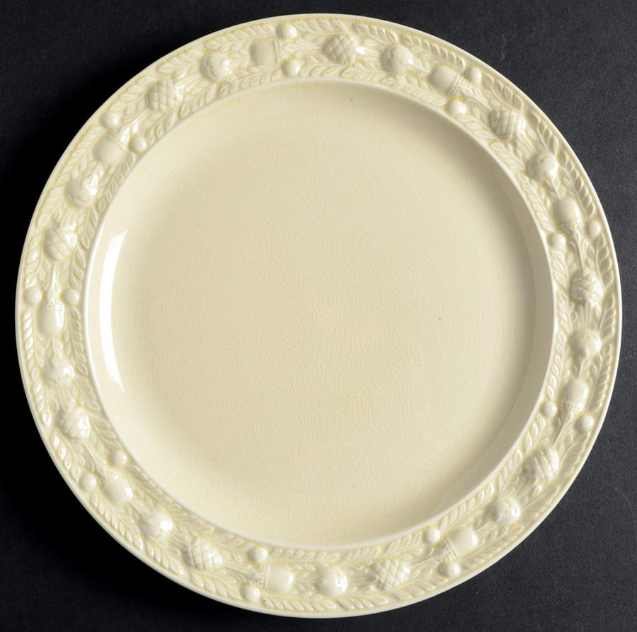 Della Robia Cream (Titian Ware) Luncheon Plate by Adams China-1