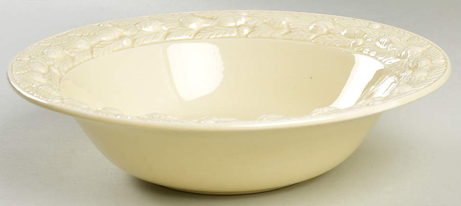 Della Robia Cream (Titian Ware) 10" Round Vegetable Bowl by Adams China-1