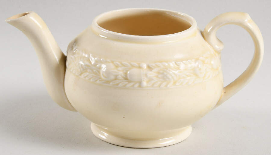 Della Robia Cream (Titian Ware) Individual Teapot No Lid by Adams China-1