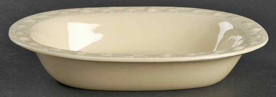 Della Robia Cream (Titian Ware) 9" Oval Vegetable Bowl by Adams China-1