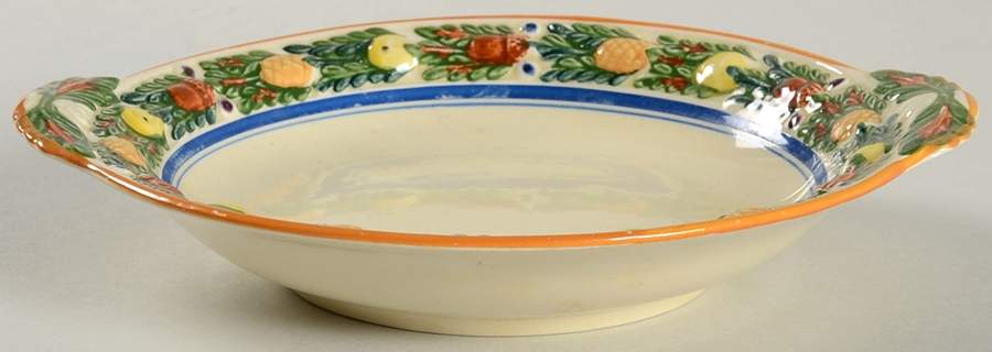 Della Robia Multicolor on Cream Bon Bon by Adams China-1