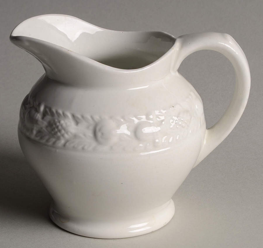 Della Robia White (Micratex) Creamer by Adams China-1