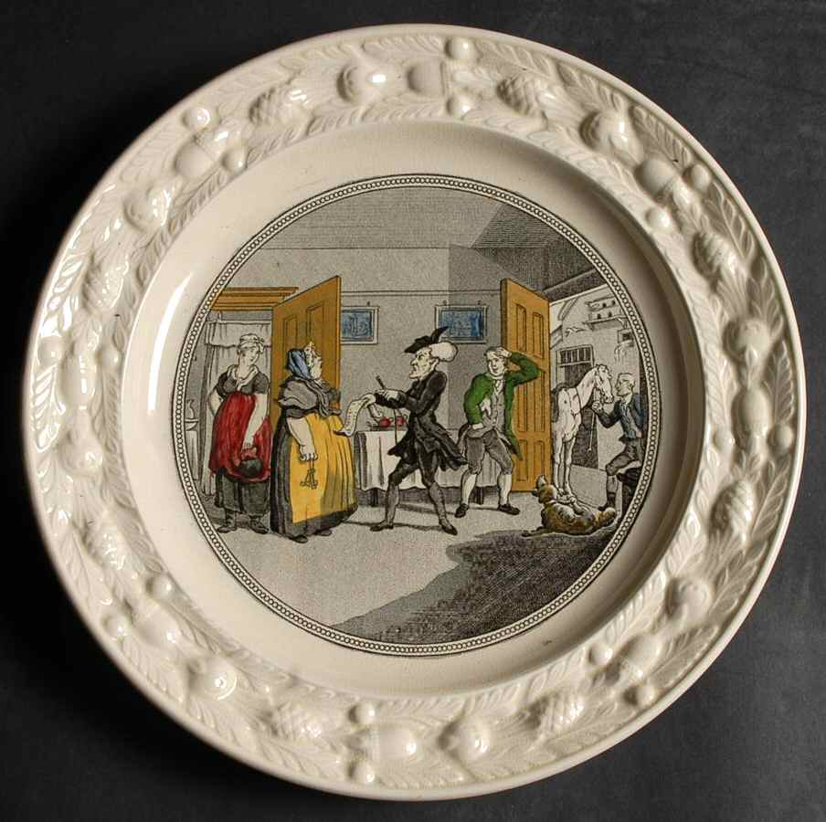 Dr. Syntax Dinner Plate by Adams China-1