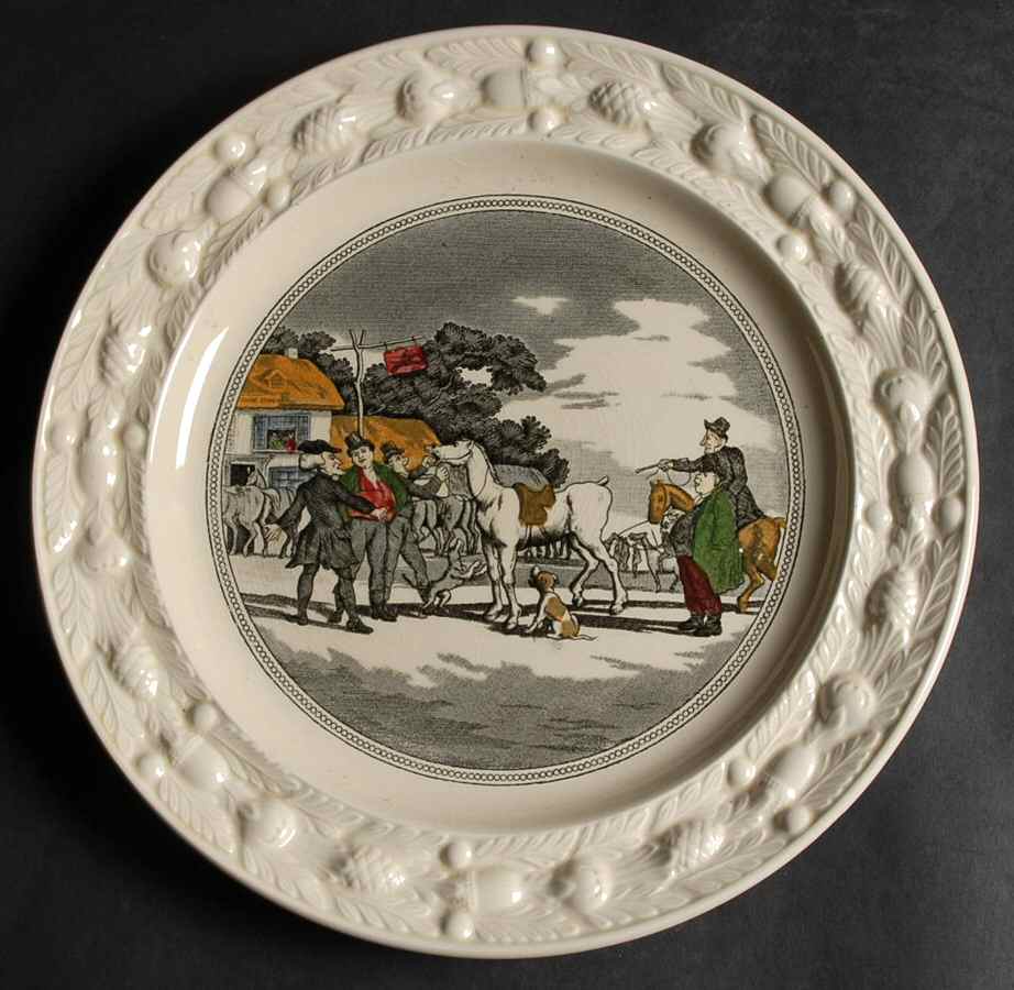 Dr. Syntax Dinner Plate by Adams China-1
