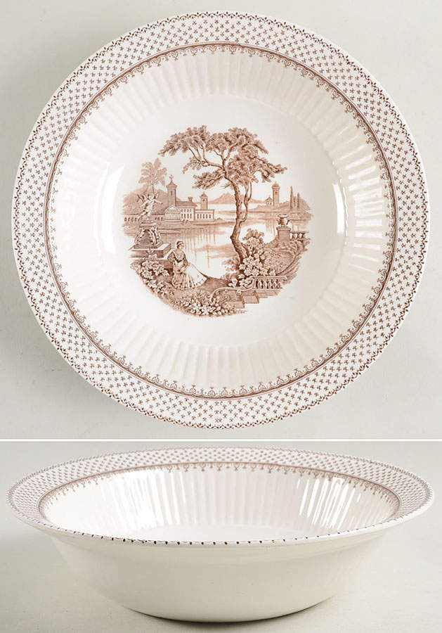 Dubarry 10" Round Vegetable Bowl by Adams China-1