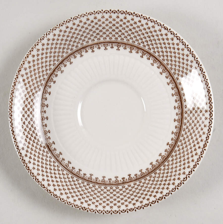 Dubarry Saucer for Flat Demitasse Cup by Adams China-1